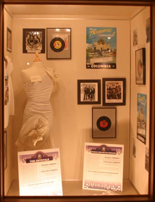 Frankie Lymon and The Teenagers display at The Vocal Group Hall of Fame.