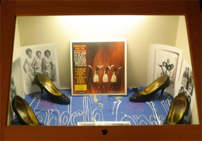 Martha and The Vandellas display at The Vocal Group Hall of Fame.