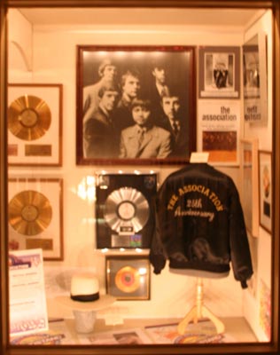 The Association display at The Vocal Group Hall of Fame.