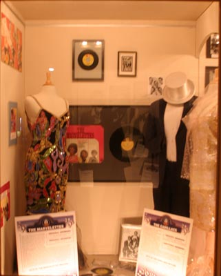 The Marvelettes display at The Vocal Group Hall of Fame.