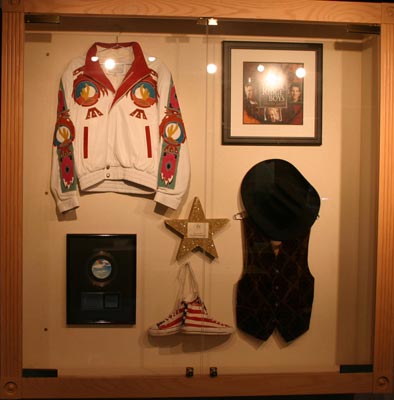 The Oak Ridge Boys display at The Vocal Group Hall of Fame.